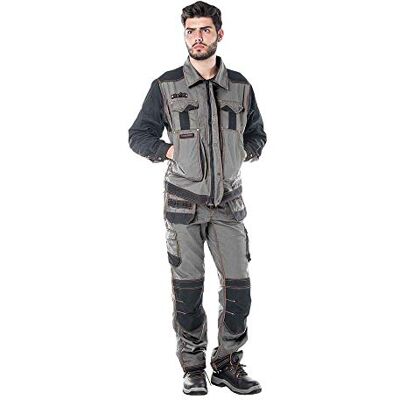 LEBER & HOLLMAN Leber&Hollman LH-Rg-T_Sbp58 Ranger Pantalones protectores (talla 58), color azul, negro y naranja LEBER & HOLLMAN Leber&Hollman LH-Rg-T_Sbp58 Ranger Pantalones protectores (talla 58), color azul, negro y naranja