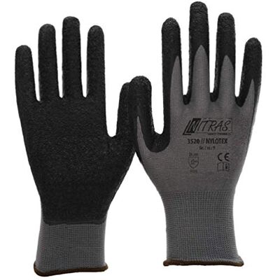 NITRAS 12 Pares Nylotex 3520 Guantes de Trabajo Guantes de Seguridad y Proteccion Laboral NITRAS 12 Pares Nylotex 3520 Guantes de Trabajo Guantes de Seguridad y Proteccion Laboral