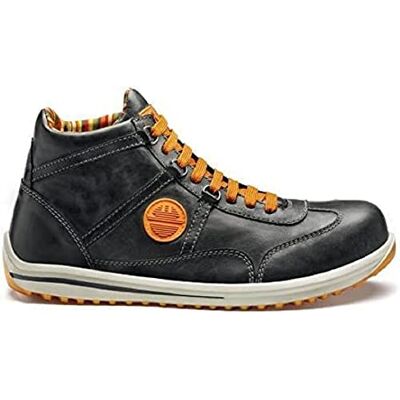 DIKE Zapato Seguridad Serie Raving Mod, Racy High S3 SRC Piel Col, Antracita 100% Made In Italy Art. Gris Size: 38 DIKE Zapato Seguridad Serie Raving Mod, Racy High S3 SRC Piel Col, Antracita 100% Made In Italy Art. Gris Size: 38