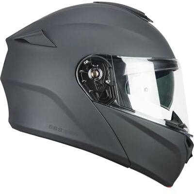 Casco Moto Modular P/J CGM 568A BER Mono Grafito mate - Casco de motocicleta Casco Moto Modular P/J CGM 568A BER Mono Grafito mate - Casco de motocicleta