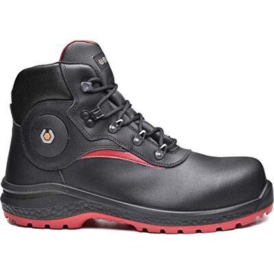 BASE Protection , BE-Stone Calzado de Seguridad para Mujeres y Hombres, Negro y Rojo, Talla 38 BASE Protection , BE-Stone Calzado de Seguridad para Mujeres y Hombres, Negro y Rojo, Talla 38