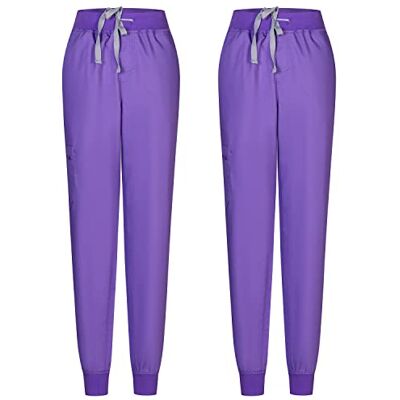 MISEMIYA Pack 2 Pcs PANTALÓN Sanitario Unisex Uniforme Sanitario Uniformes MEDICOS PANTALÓN DE Trabajo 8316 M, Lila MISEMIYA Pack 2 Pcs PANTALÓN Sanitario Unisex Uniforme Sanitario Uniformes MEDICOS PANTALÓN DE Trabajo 8316 M, Lila