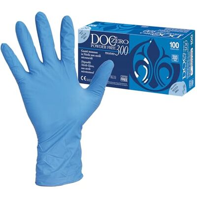 GIMA DOC, Guantes de nitrilo desechables largos, 300 mm, pequeños, paquete de 100 piezas, 25936 GIMA DOC, Guantes de nitrilo desechables largos, 300 mm, pequeños, paquete de 100 piezas, 25936