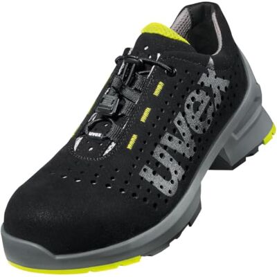 Uvex Zapatos de trabajo 1 Zapatos de seguridad S1 SRC ESD Cal-Negro, talla:47 Uvex Zapatos de trabajo 1 Zapatos de seguridad S1 SRC ESD Cal-Negro, talla:47