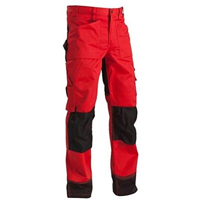 BLÅKLÄDER Blakläder 152318605699 C44 pantalón Artisan Rojo/Negro, BLÅKLÄDER Blakläder 152318605699 C44 pantalón Artisan Rojo/Negro,