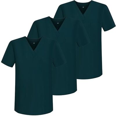 MISEMIYA Paquete 3 Unidades CASACA SANITARIO UNISEX UNIFORMES SANITARIOS 3-6801 MISEMIYA Paquete 3 Unidades CASACA SANITARIO UNISEX UNIFORMES SANITARIOS 3-6801