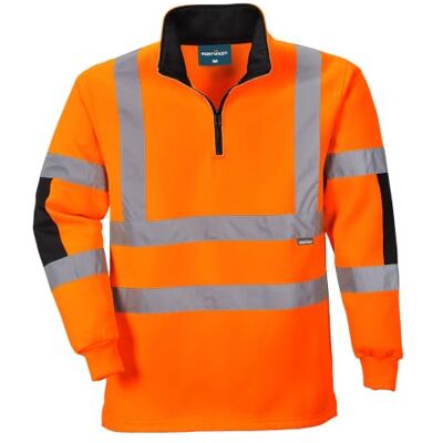 Portwest Sudadera de Alta Visibilidad Xenon Cremallera Frontal Ligero Naranja, 4XL, EN ISO 20471 Clase 3, Certificado CE, Tejido Clasificado UPF 40+, Corte Estándar, Manga Larga, 65% Poliéster Portwest Sudadera de Alta Visibilidad Xenon Cremallera Frontal Ligero Naranja, 4XL, EN ISO 20471 Clase 3, Certificado CE, Tejido Clasificado UPF 40+, Corte Estándar, Manga Larga, 65% Poliéster