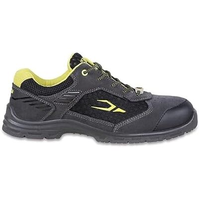 Beta 7213G 36 NUEVA FLEX-Zapatos de seguridad unisex bajos, flexibles y ligeros de ante de alta transpiración con inserciones de malla y plantilla anatómica de carbono Beta 7213G 36 NUEVA FLEX-Zapatos de seguridad unisex bajos, flexibles y ligeros de ante de alta transpiración con inserciones de malla y plantilla anatómica de carbono
