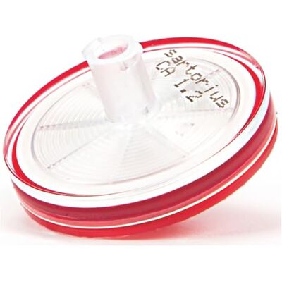 SARTORIUS Minisart NML Filtros de acetato de celulosa para jeringa (500 unidades, no estériles, 1,2 µm, 28 mm de diámetro, 28 mm de diámetro), color rojo SARTORIUS Minisart NML Filtros de acetato de celulosa para jeringa (500 unidades, no estériles, 1,2 µm, 28 mm de diámetro, 28 mm de diámetro), color rojo