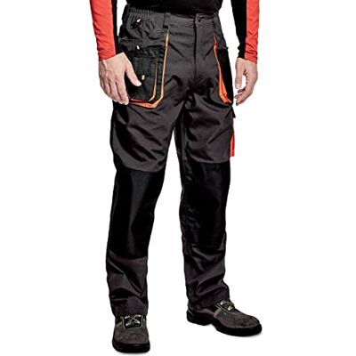 CERVA GROUP CERVA 0302 0036 90 Emerton Pantalones de deporte (20 unidades, talla 48), color naranja y gris oscuro CERVA GROUP CERVA 0302 0036 90 Emerton Pantalones de deporte (20 unidades, talla 48), color naranja y gris oscuro