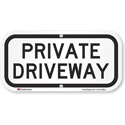 SmartSign Señal de aluminio reflectante de grado de ingeniero 3M de 6 x 12 pulgadas SmartSign Señal de aluminio reflectante de grado de ingeniero 3M de 6 x 12 pulgadas