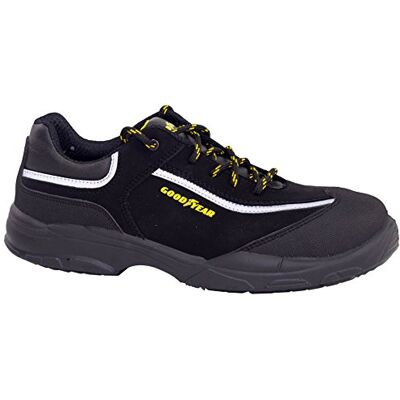 Goodyear Zapatos de Seguridad Unisex Nobuk Negro S3 SRC Protección y Durabilidad Ideal para Diversas Actividades Laborales Talla 45 Goodyear Zapatos de Seguridad Unisex Nobuk Negro S3 SRC Protección y Durabilidad Ideal para Diversas Actividades Laborales Talla 45
