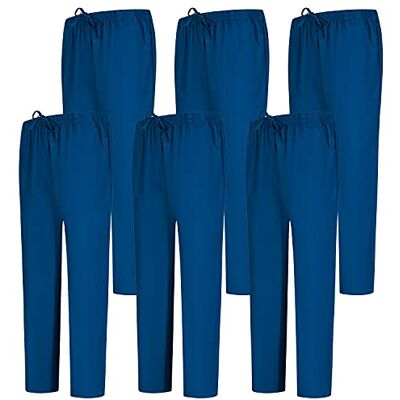 MISEMIYA Pack 6 Pcs PANTALÓN Sanitarios Unisex Cintura ELÁSTICA UNIFORMEES Sanitarios Uniformes MEDICOS UNFIROMES XXL, Azul Marino MISEMIYA Pack 6 Pcs PANTALÓN Sanitarios Unisex Cintura ELÁSTICA UNIFORMEES Sanitarios Uniformes MEDICOS UNFIROMES XXL, Azul Marino