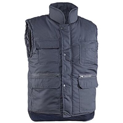 Juba Chaleco multibolsillos 80% poliéster/20% algodón, Forro interior de Nylon, Azul marino, XXL Juba Chaleco multibolsillos 80% poliéster/20% algodón, Forro interior de Nylon, Azul marino, XXL
