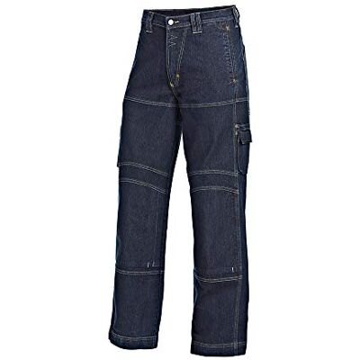 BP -53 Pantalones de trabajo, 350,00 g/m², algodón elástico, color azul profundo, piedra, 53 BP -53 Pantalones de trabajo, 350,00 g/m², algodón elástico, color azul profundo, piedra, 53