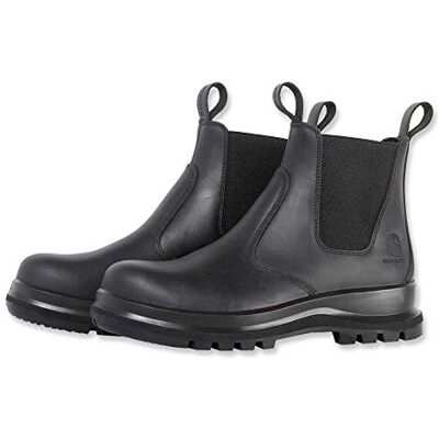 Carhartt Carter Bota Chelsea de seguridad S3, tecnología Rugged Flex Para Hombre, Negro, 45 Carhartt Carter Bota Chelsea de seguridad S3, tecnología Rugged Flex Para Hombre, Negro, 45