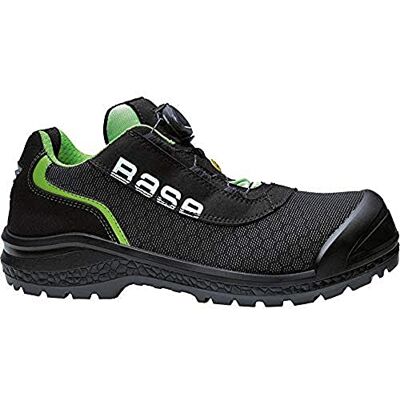 BASE Protection Be-Ready S1P ESD SRC Zapato de Seguridad, Talla: 50, Color: Negro/Verde, BASE Protection Be-Ready S1P ESD SRC Zapato de Seguridad, Talla: 50, Color: Negro/Verde,