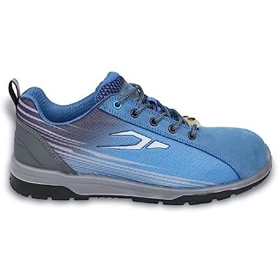 Beta 7316NB 35 Active Zapatos de malla de alta transpiración y ante con soporte de estabilidad en el talón, puntera polimérica, suela de poliuretano y plantilla anatómica Beta 7316NB 35 Active Zapatos de malla de alta transpiración y ante con soporte de estabilidad en el talón, puntera polimérica, suela de poliuretano y plantilla anatómica