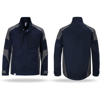 KÜBLER Workwear Kübler 12505365-4897-S Classiq Activiq Chaqueta de trabajo (talla S), color azul oscuro y antracita KÜBLER Workwear Kübler 12505365-4897-S Classiq Activiq Chaqueta de trabajo (talla S), color azul oscuro y antracita