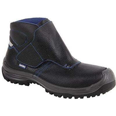 Cofan Bota de Piel Color Negro Cierre de Velcro Seguridad S3 Modelo Urian Cofan Bota de Piel Color Negro Cierre de Velcro Seguridad S3 Modelo Urian