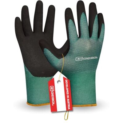 Gebol Salvia Guantes de jardinería (transpirables, talla 11/XXL) Para taller, construcción e industria, agarre seguro en cada agarre, sensación táctil fina, ajuste cómodo, cintura elástica Gebol Salvia Guantes de jardinería (transpirables, talla 11/XXL) Para taller, construcción e industria, agarre seguro en cada agarre, sensación táctil fina, ajuste cómodo, cintura elástica