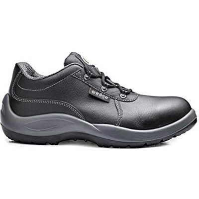 BASE Protection , PUCCINI Calzado de Seguridad para Hombres y Mujeres, Negro, Talla 45 BASE Protection , PUCCINI Calzado de Seguridad para Hombres y Mujeres, Negro, Talla 45
