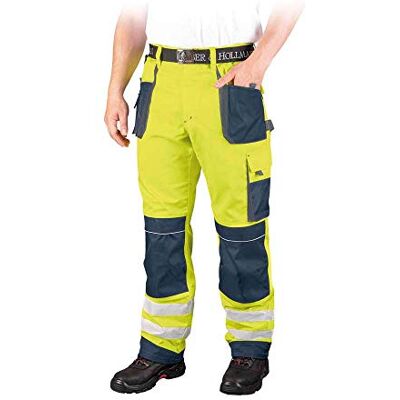 LEBER & HOLLMAN -FMNX-T YGS 50 Formen Pantalón Protector, Amarillo-Azul Marino-Gris, Tamaño 50 LEBER & HOLLMAN -FMNX-T YGS 50 Formen Pantalón Protector, Amarillo-Azul Marino-Gris, Tamaño 50