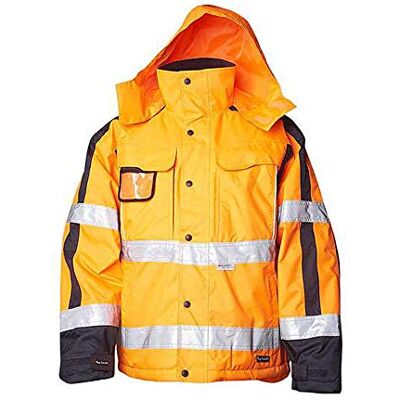 Top Swede -22-09 Modelo Chaqueta de invierno, color naranja y azul marino, talla XXXL Top Swede -22-09 Modelo Chaqueta de invierno, color naranja y azul marino, talla XXXL