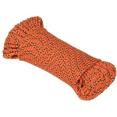 vidaXL Cuerda de Barco Polipropileno Naranja 5 mm 25 m vidaXL Cuerda de Barco Polipropileno Naranja 5 mm 25 m