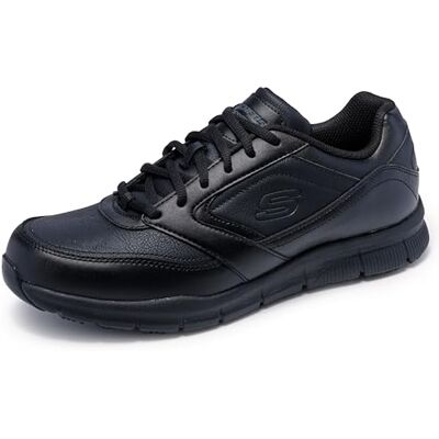 Skechers for Work Men's Nampa Food Service Shoe,black polyurethane,8 M US Skechers for Work Men's Nampa Food Service Shoe,black polyurethane,8 M US