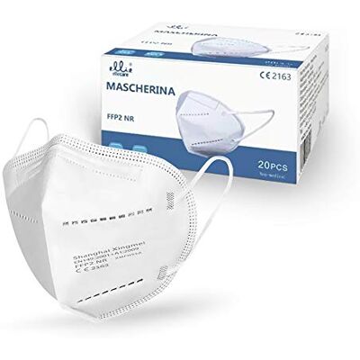 MASCARILLAS FFP2 cert. GmbH con CE 2163 caja 20ud. MASCARILLAS FFP2 cert. GmbH con CE 2163 caja 20ud.