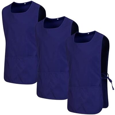 MISEMIYA Paquete 3 Unidades Delantal Limpieza Uniforme Laboral CLINICA MÉDICOS Limpieza Veterinaria 3-3301 XL, Morado 68 MISEMIYA Paquete 3 Unidades Delantal Limpieza Uniforme Laboral CLINICA MÉDICOS Limpieza Veterinaria 3-3301 XL, Morado 68