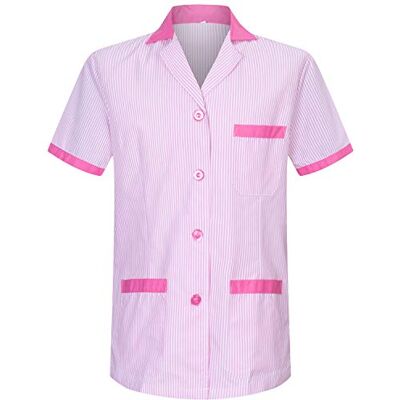 MISEMIYA Camisa MÉDICO Unisex Enfermera Uniforme Limpieza Laboral ESTÉTICA Dentista Veterinaria Sanitario HOSTELERÍA W820 S, Rosa MISEMIYA Camisa MÉDICO Unisex Enfermera Uniforme Limpieza Laboral ESTÉTICA Dentista Veterinaria Sanitario HOSTELERÍA W820 S, Rosa