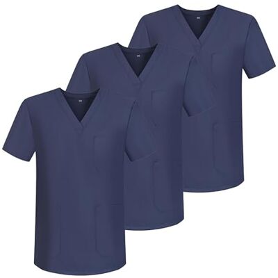 MISEMIYA Paquete 3 Unidades CASACA SANITARIO UNISEX UNIFORMES SANITARIOS 3-6801 MISEMIYA Paquete 3 Unidades CASACA SANITARIO UNISEX UNIFORMES SANITARIOS 3-6801