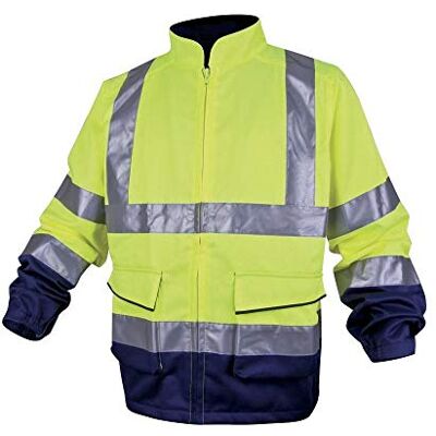 Deltaplus Delta plus Chaqueta phves amarillo fluo/marino talla -m Deltaplus Delta plus Chaqueta phves amarillo fluo/marino talla -m