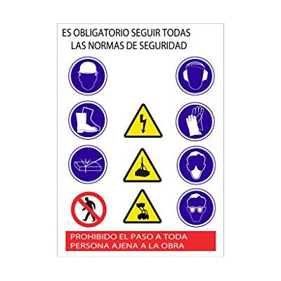 Cofan Cartel de Obra en Glasspack, 500 x 700 mm Cofan Cartel de Obra en Glasspack, 500 x 700 mm