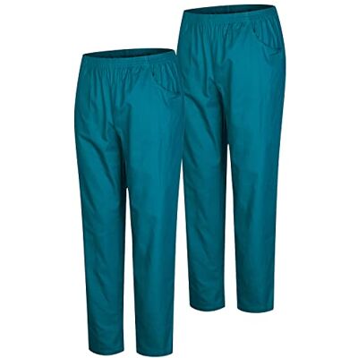 MISEMIYA Pack 2 Pcs PANTALÓN Sanitario Unisex Uniforme Sanitario Uniformes MEDICOS PANTALÓN DE Trabajo Ref.8312 * 2 pcs XL, Verde 3B 21 MISEMIYA Pack 2 Pcs PANTALÓN Sanitario Unisex Uniforme Sanitario Uniformes MEDICOS PANTALÓN DE Trabajo Ref.8312 * 2 pcs XL, Verde 3B 21