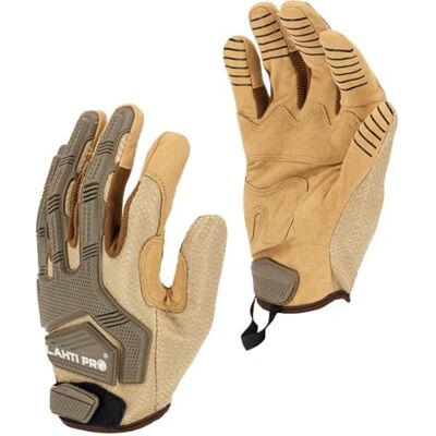 Lahti PRO Guantes de trabajo 10(XL) Protección contra impactos Guantes protectores de cuero Resistente a los cortes Guantes de limpieza Guantes de jardinería Guantes de trabajo Guantes Lahti PRO Guantes de trabajo 10(XL) Protección contra impactos Guantes protectores de cuero Resistente a los cortes Guantes de limpieza Guantes de jardinería Guantes de trabajo Guantes