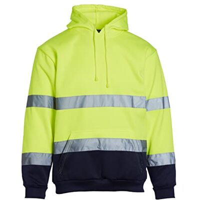 Blackrock Hi Vis Sudadera con capucha bicolor amarillo y azul marino, Ropa de seguridad reflectante de alta visibilidad segura y cómoda para hombre y mujer, totalmente certificada EN Blackrock Hi Vis Sudadera con capucha bicolor amarillo y azul marino, Ropa de seguridad reflectante de alta visibilidad segura y cómoda para hombre y mujer, totalmente certificada EN