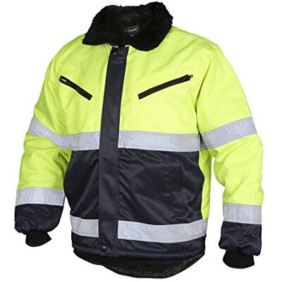 Top Swede -12-09 Hi Vis Chaqueta de invierno, color naranja y azul marino, talla XXXL Top Swede -12-09 Hi Vis Chaqueta de invierno, color naranja y azul marino, talla XXXL