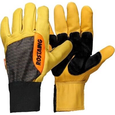Rostaing Guantes Forest Par de Guantes de Protección Pro para Jardinería Pesada y Corte de Madera Guantes de Trabajo de Cuero Guantes Ideales para leñadores Rostaing Guantes Forest Par de Guantes de Protección Pro para Jardinería Pesada y Corte de Madera Guantes de Trabajo de Cuero Guantes Ideales para leñadores