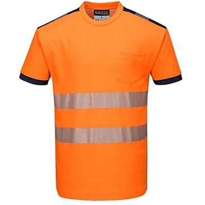 Portwest T181 Camiseta de Alta Visibilidad Pw3 Bolsillo en el Pecho Ligero Portwest T181 Camiseta de Alta Visibilidad Pw3 Bolsillo en el Pecho Ligero