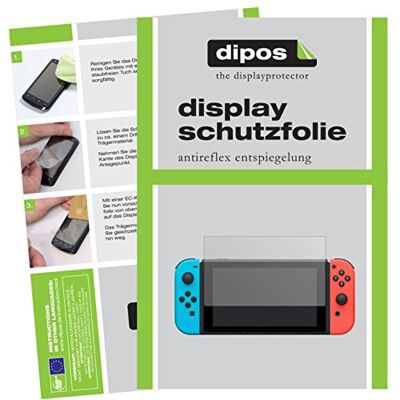 dipos 2x Protector de Pantalla mate para Nintendo Switch Antirreflejos, anti-reflectante, ajuste perfecto, antiarañazos, sin burbujas, compatible con huellas dactilares, autoadhesivo dipos 2x Protector de Pantalla mate para Nintendo Switch Antirreflejos, anti-reflectante, ajuste perfecto, antiarañazos, sin burbujas, compatible con huellas dactilares, autoadhesivo