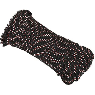vidaXL Cuerda de Barco Polipropileno Negra 4 mm 250 m vidaXL Cuerda de Barco Polipropileno Negra 4 mm 250 m