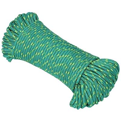 vidaXL Cuerda de barco polipropileno verde 3 mm 50 m vidaXL Cuerda de barco polipropileno verde 3 mm 50 m