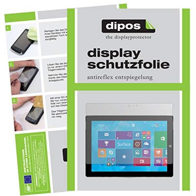 dipos 2x Protector de Pantalla mate para Microsoft Surface 3 (10,8 Zoll) Antirreflejos, anti-reflectante, ajuste perfecto, antiarañazos, sin burbujas, compatible con huellas dactilares, autoadhesivo dipos 2x Protector de Pantalla mate para Microsoft Surface 3 (10,8 Zoll) Antirreflejos, anti-reflectante, ajuste perfecto, antiarañazos, sin burbujas, compatible con huellas dactilares, autoadhesivo