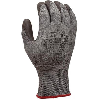 SHOWA 541, Mechanical and Industrial Protective Gloves, Polyurethane Palm Coating, Cut level B, Black, 1 Pair, Size, Small SHOWA 541, Mechanical and Industrial Protective Gloves, Polyurethane Palm Coating, Cut level B, Black, 1 Pair, Size, Small