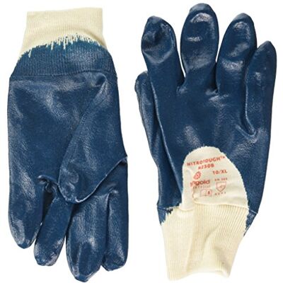 Ansell Nitrotough N230B Guante de Trabajo, Protección Mecánica, Repelente al aceite Guante, Negro, Talla 2XL (12 Pares) Ansell Nitrotough N230B Guante de Trabajo, Protección Mecánica, Repelente al aceite Guante, Negro, Talla 2XL (12 Pares)