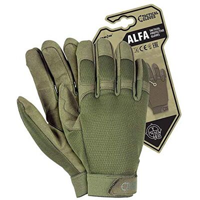 REIS RTC-Alfa_Zxl Guantes tácticos de protección (talla XL), color verde REIS RTC-Alfa_Zxl Guantes tácticos de protección (talla XL), color verde