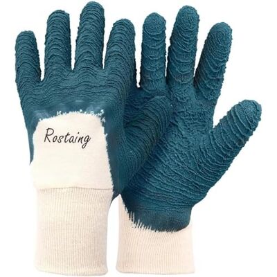 Rostaing GUANTES PROTECT Par de Guantes de Jardinería de Látex Mixto para Rosas y Espinas Pequeñas Protección Impermeable Ideal para Podar Espinas Guantes de Protección Verde Azul Rostaing GUANTES PROTECT Par de Guantes de Jardinería de Látex Mixto para Rosas y Espinas Pequeñas Protección Impermeable Ideal para Podar Espinas Guantes de Protección Verde Azul
